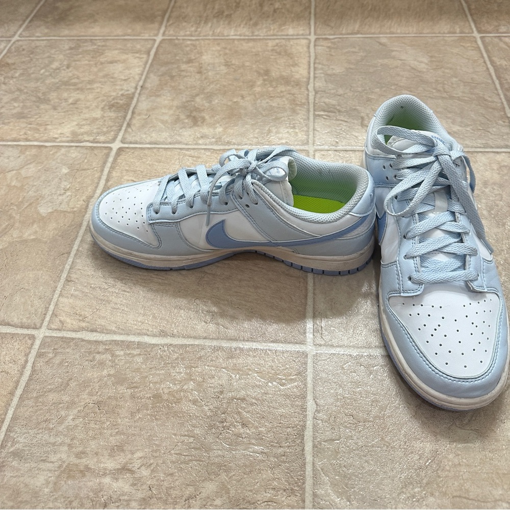 Nike Women's Sneakers - Light Blue and White